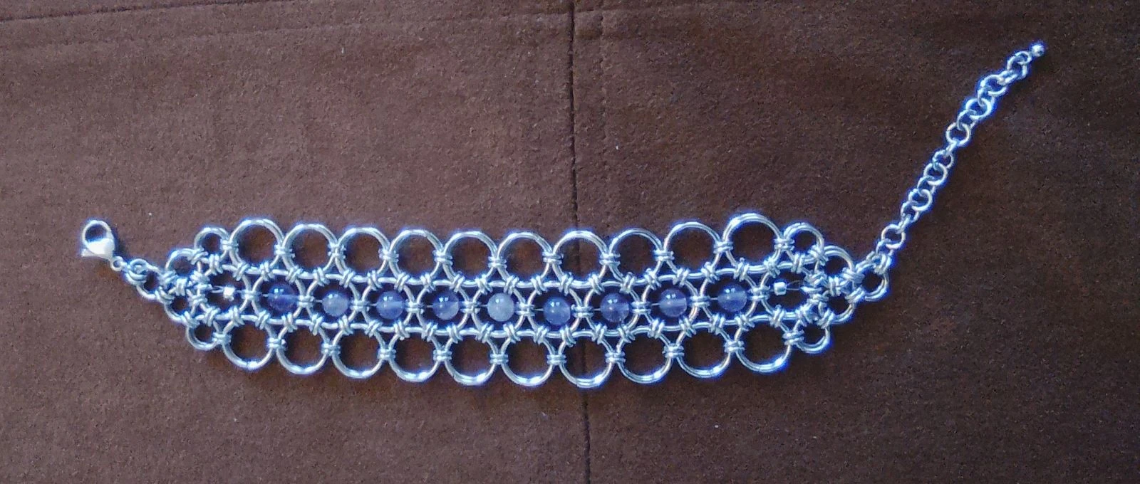 Pulsera de cadeneta japonesa con piedras naturales – photo 4